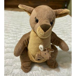 Teddy Mountain Kangaroo with Joey Very Soft plush